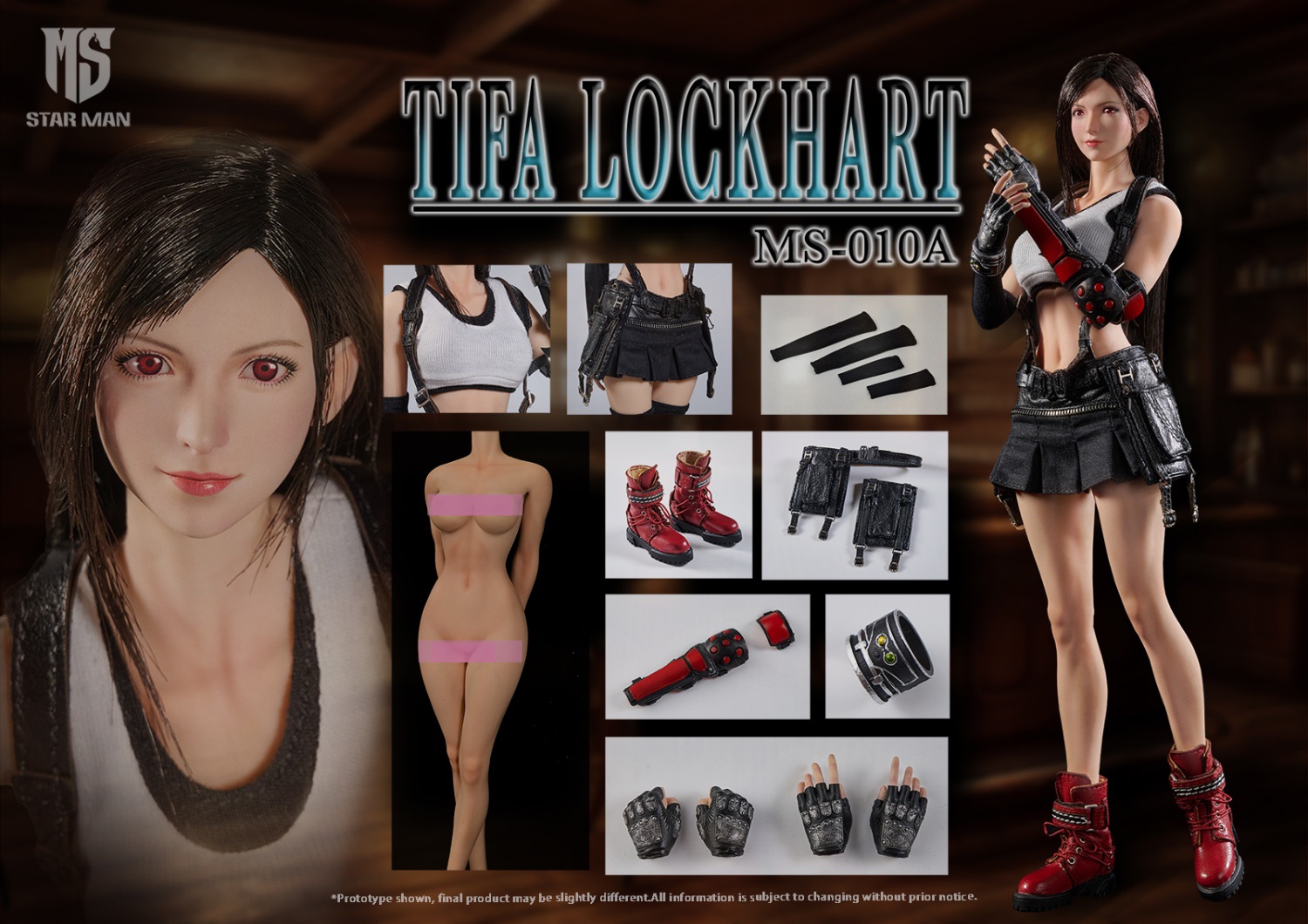 ゲームキャラクター STAR MAN 1/6 Tifa Lockhart MS-010A Star Man MS-010A 1/6 Tifa Lockhart - Bombusbee