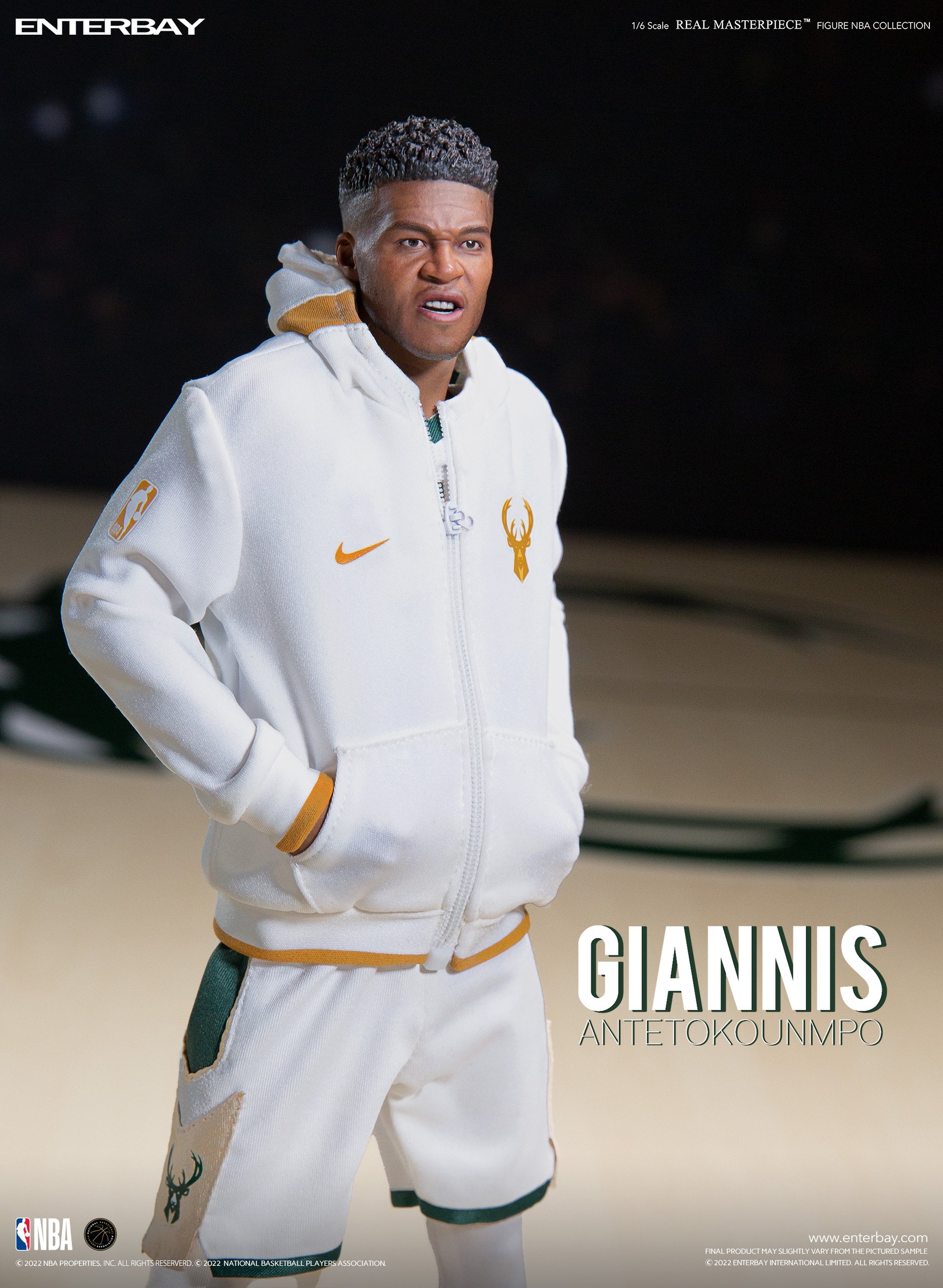 Enterbay Giannis Antetokounmpo Action Figure | Bombusbee
