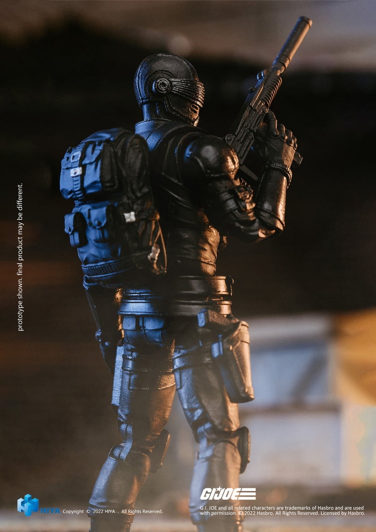 Exquisite 1/18 Mini G.I. Joe Snake Eyes Figure | Bombusbee
