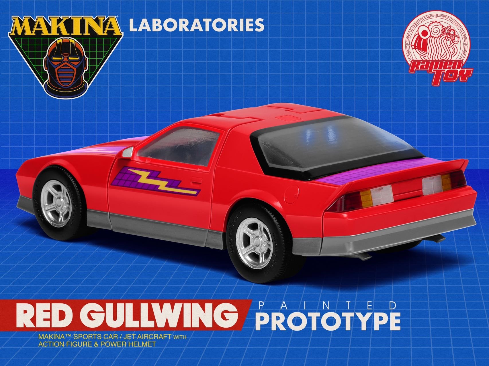 M.A.S.K. Thunderhawk Vehicle with Mads Hawking Figure | Bombusbee