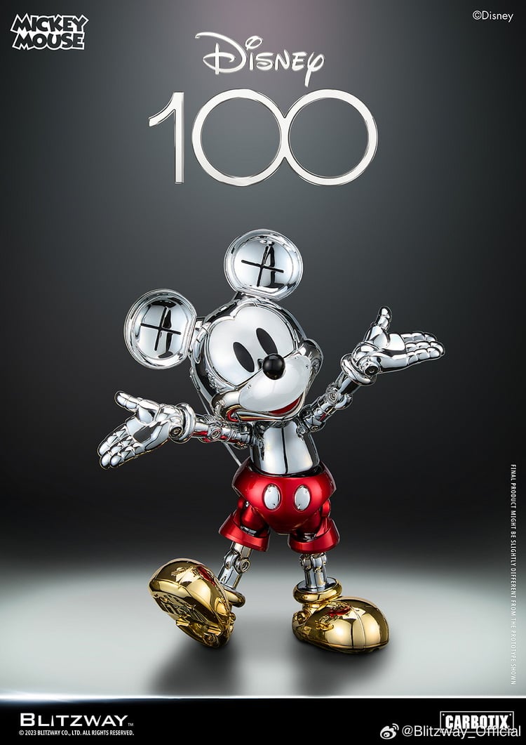 Mickey Mouse Chrome Action Figure | Bombusbee
