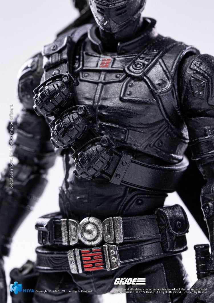 Exquisite 1/18 Mini G.I. Joe Snake Eyes Figure | Bombusbee