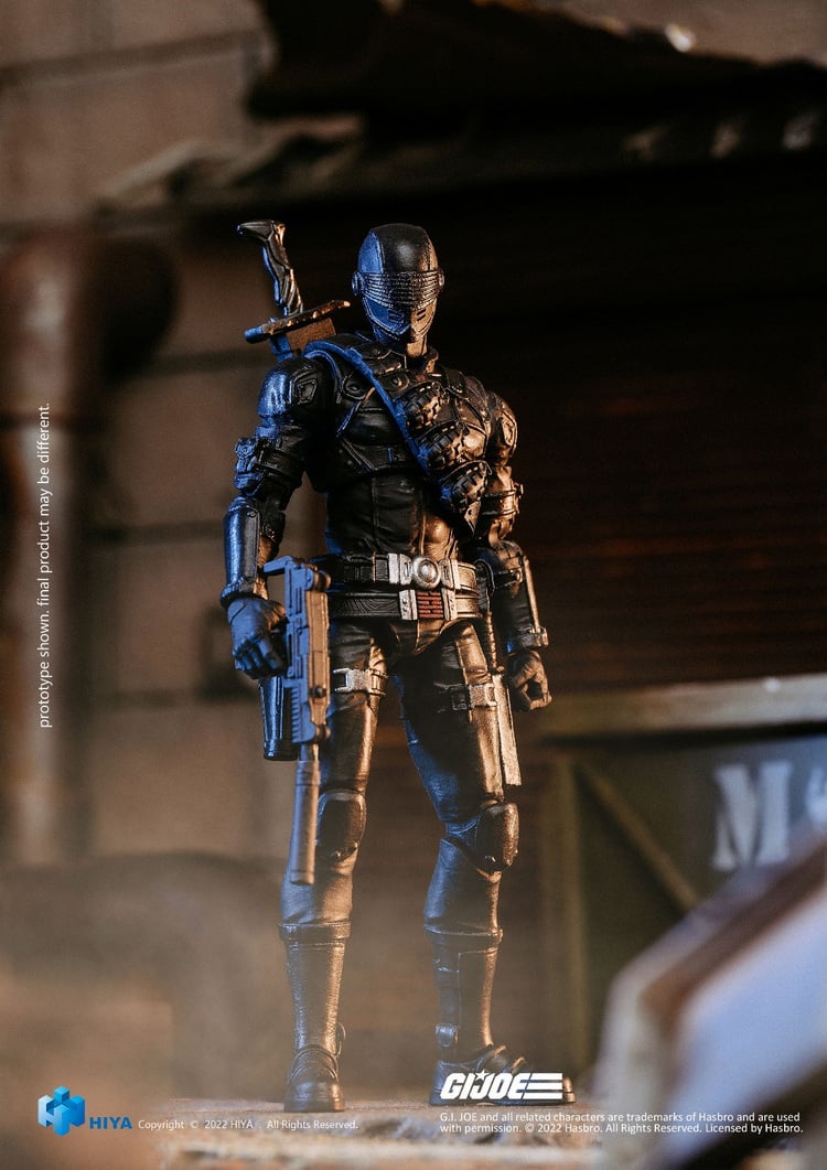 Exquisite 1/18 Mini G.I. Joe Snake Eyes Figure | Bombusbee